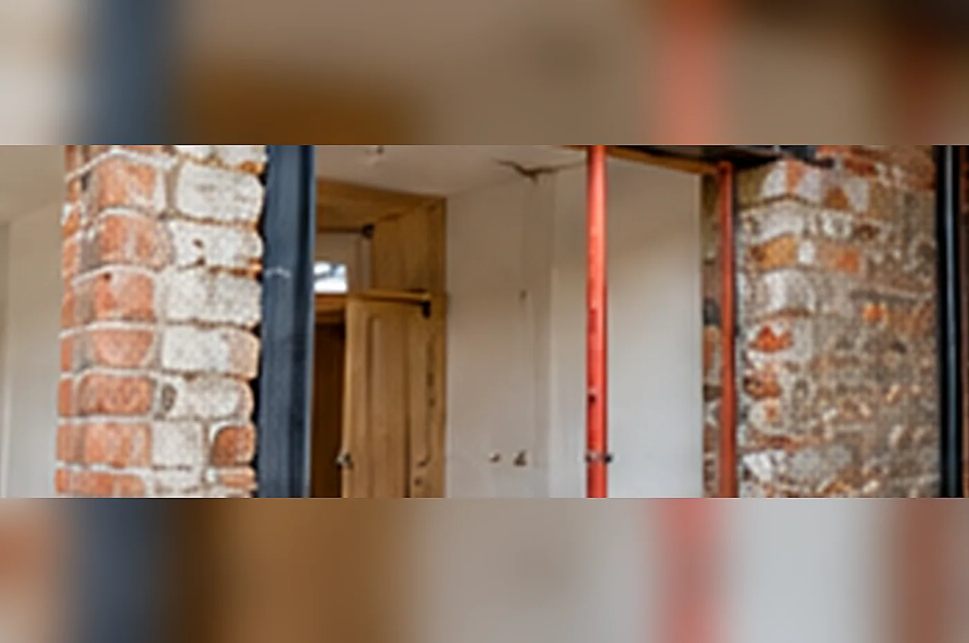 party wall notice after work started - unfinished brick home alteration with structural works underway